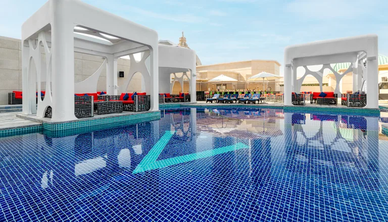 V Hotel Dubai rooftop deck